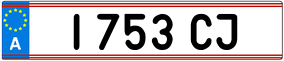 Truck License Plate